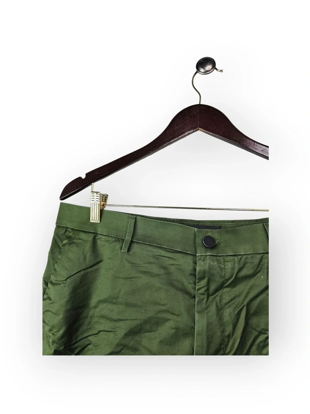 Banana Republic Core Temp Chino Shorts | Men’s Size 36 Olive Green